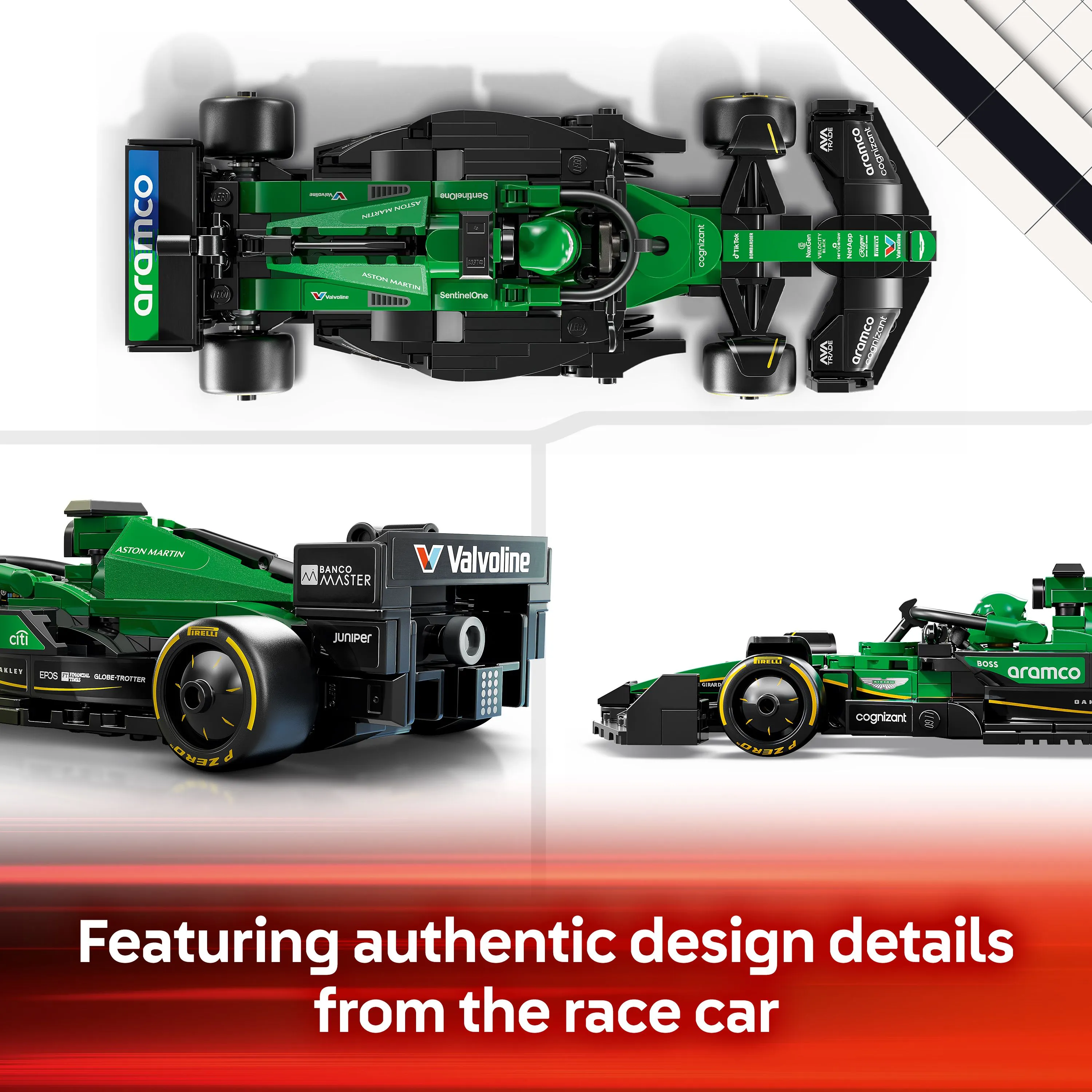 LEGO Speed Champions Aston Martin Aramco F1 AMR24 77245