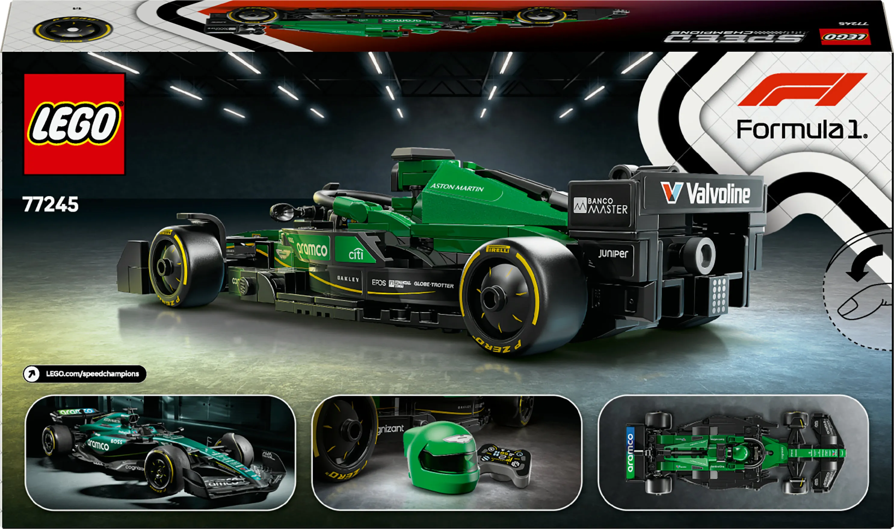 LEGO Speed Champions Aston Martin Aramco F1 AMR24 77245