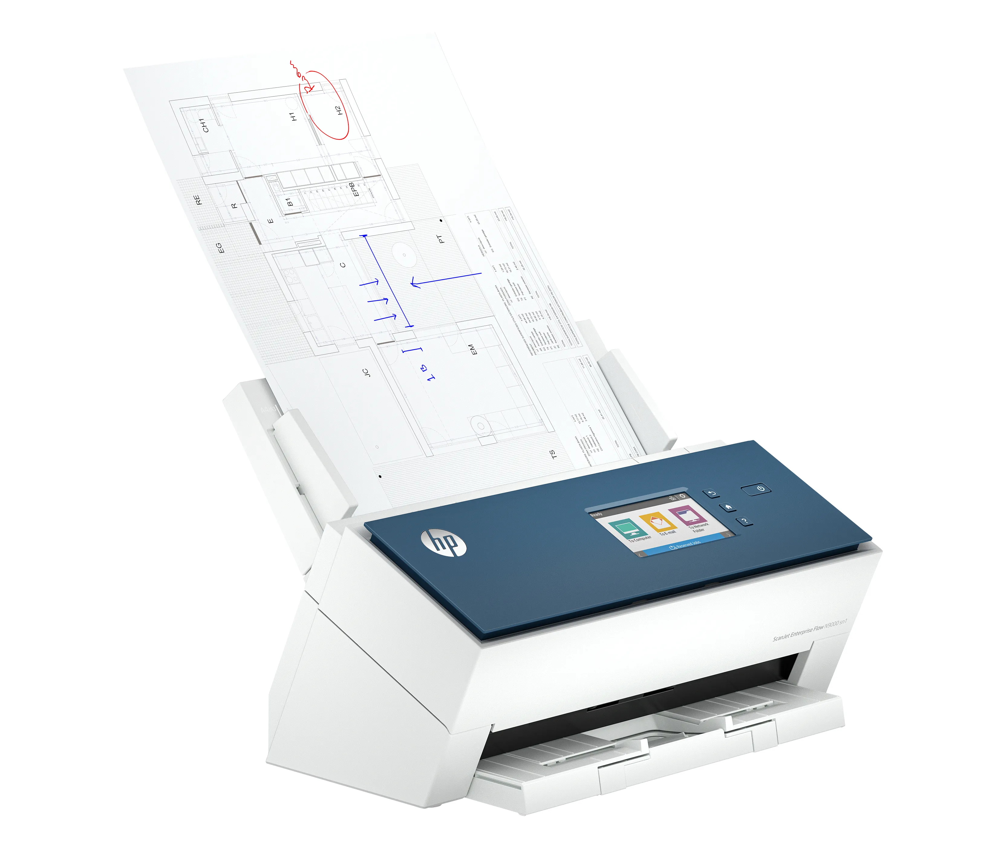 HP ScanJet Ent Flow N9000 sn1 -skanneri