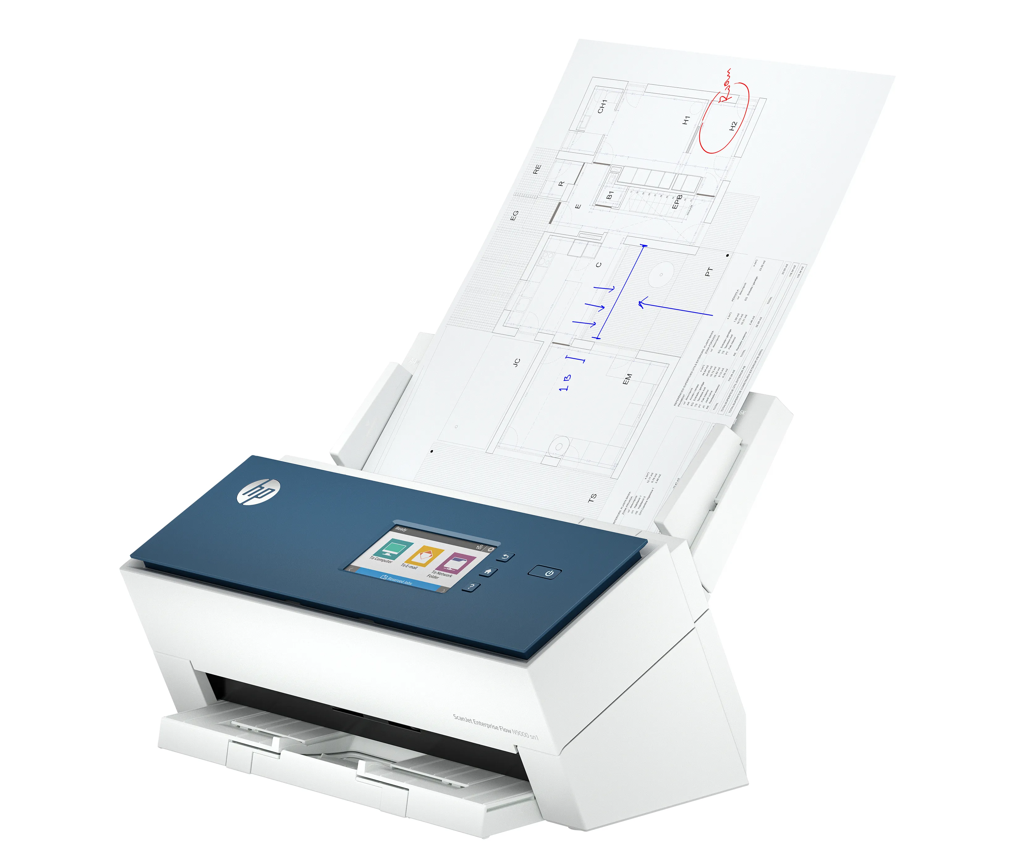 HP ScanJet Ent Flow N9000 sn1 - scanner