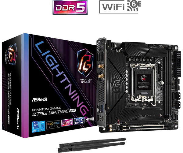 ASRock Z790I Lightning WiFi 6E LGA 1700 mITX - motherboard