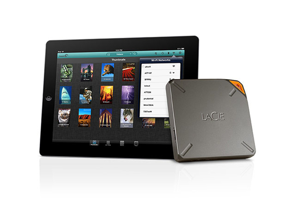 LaCie Fuel - Verkkoasema - 1 Tt - HDD 1 Tt x 1 - USB 3.0 / 802.11b/g/n