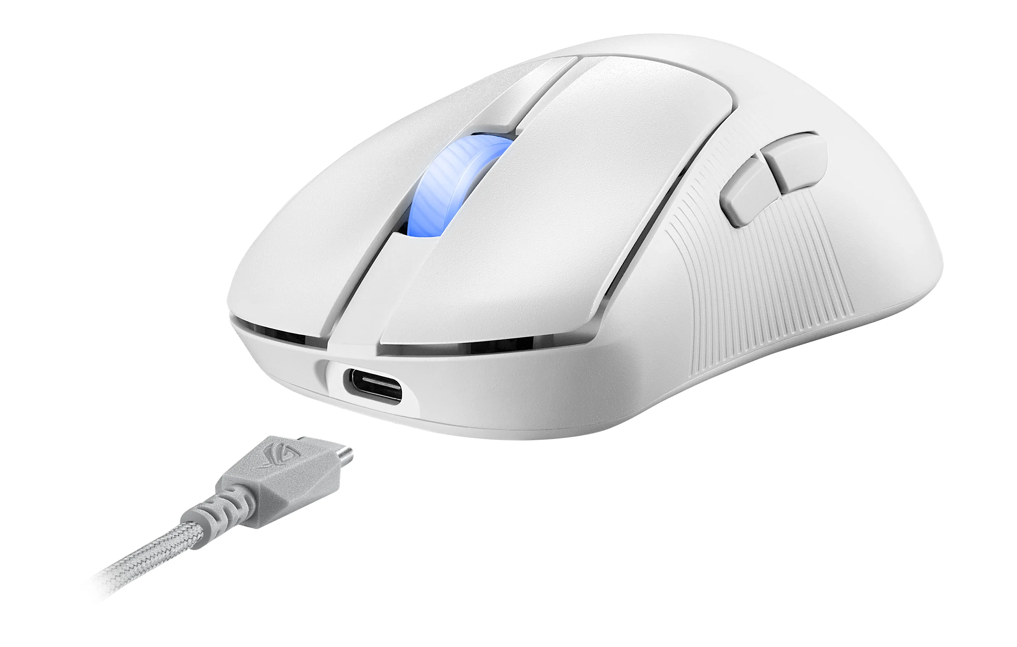 ASUS ROG Keris II Ace Wireless Gaming Mouse, White