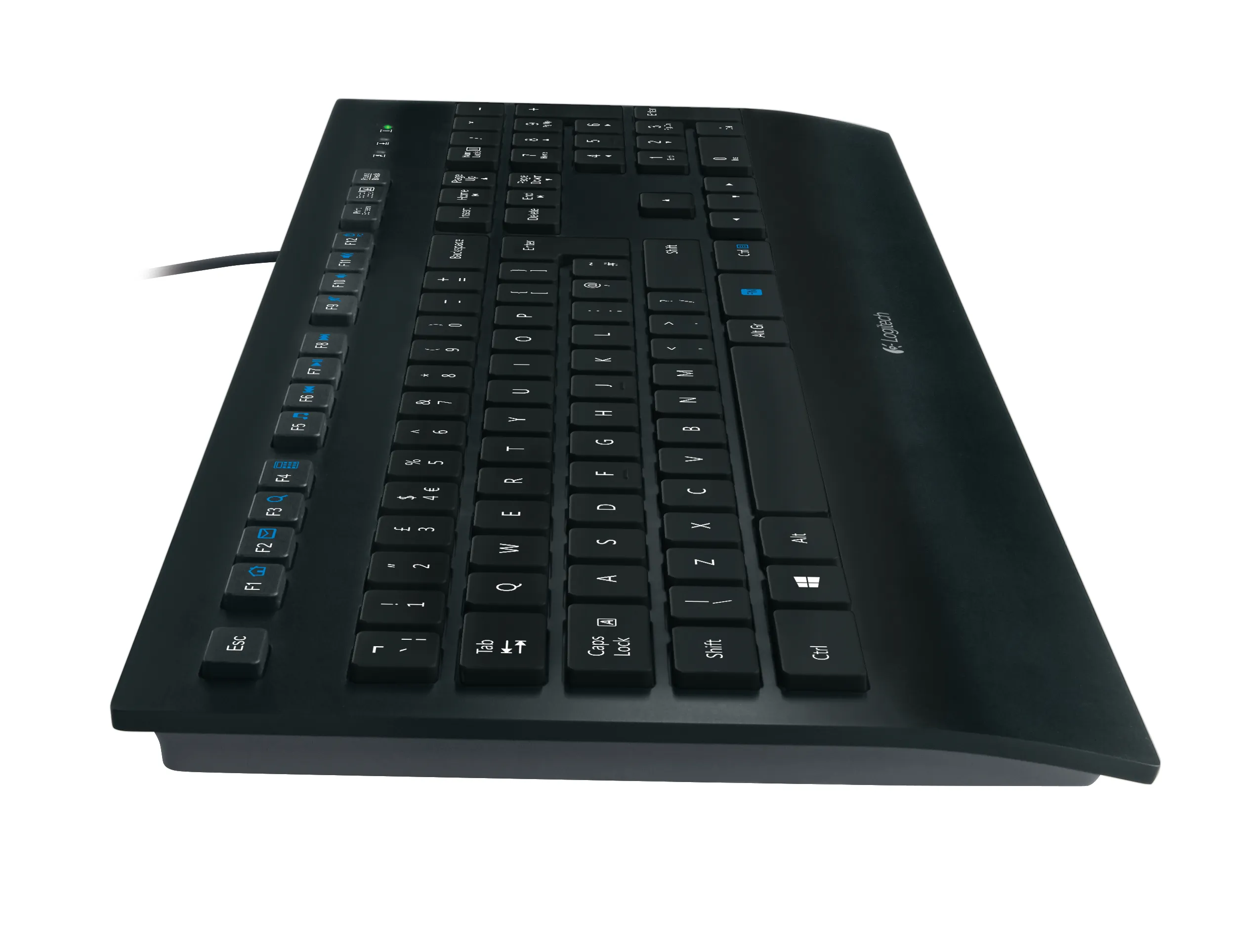 Logitech Corded K280e - N&auml;pp&auml;imist&ouml; - USB - US kansainv&auml;linen