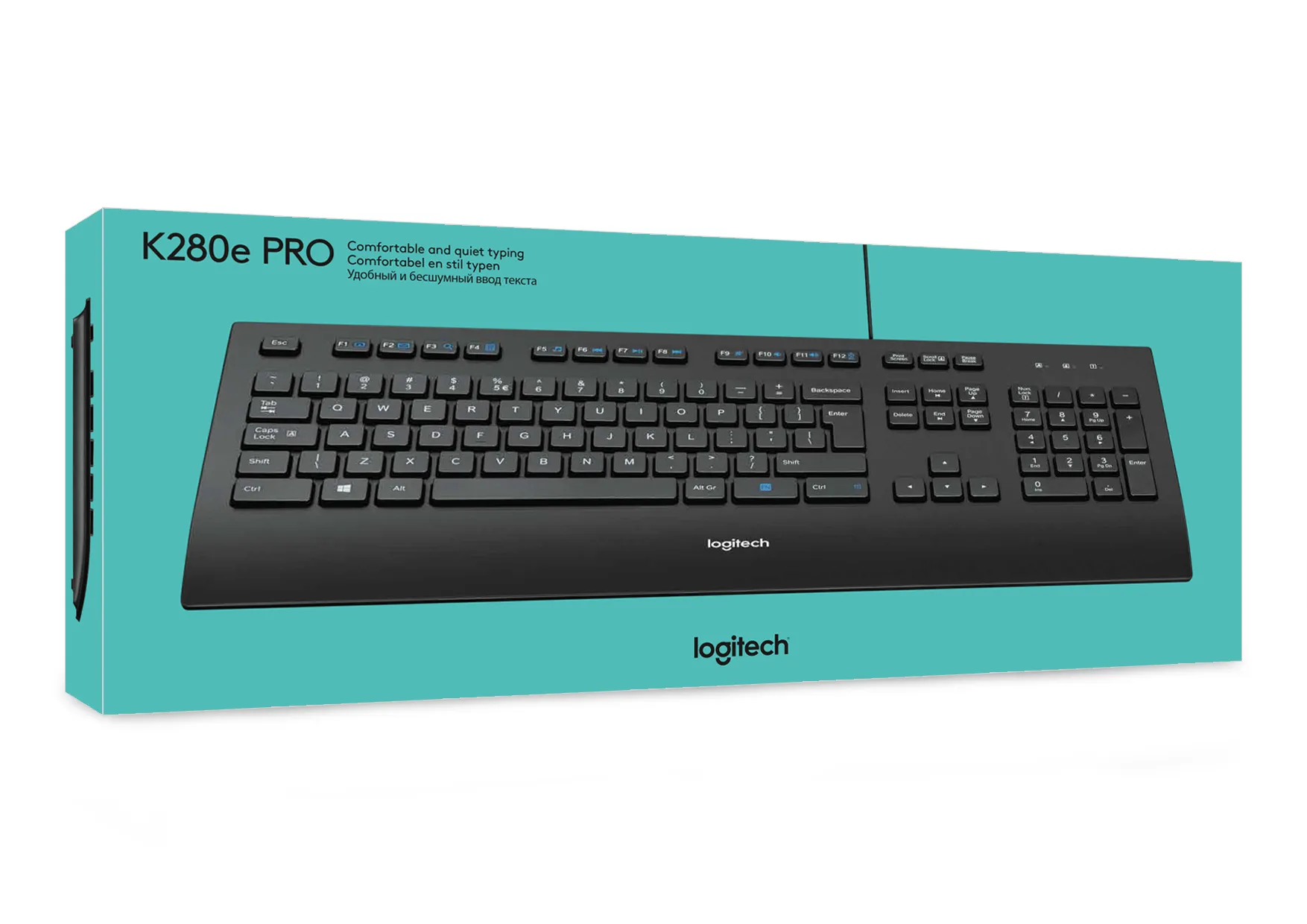Logitech Corded K280e - N&auml;pp&auml;imist&ouml; - USB - US kansainv&auml;linen