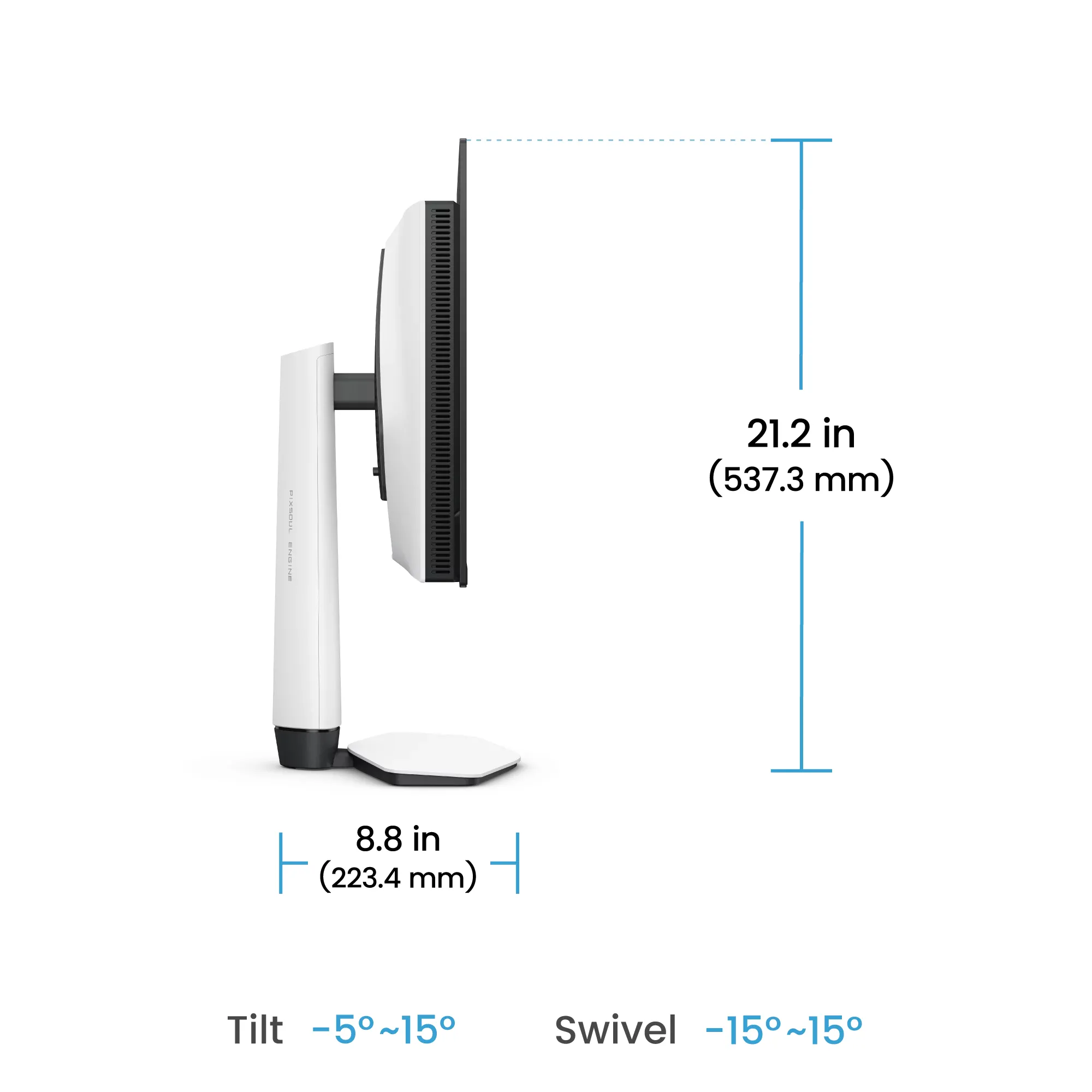 BenQ MOBIUZ EX271UZ 26.5" 4K UHD, OLED, 240Hz, HDR, USB-C hub gamingsk&auml;rm