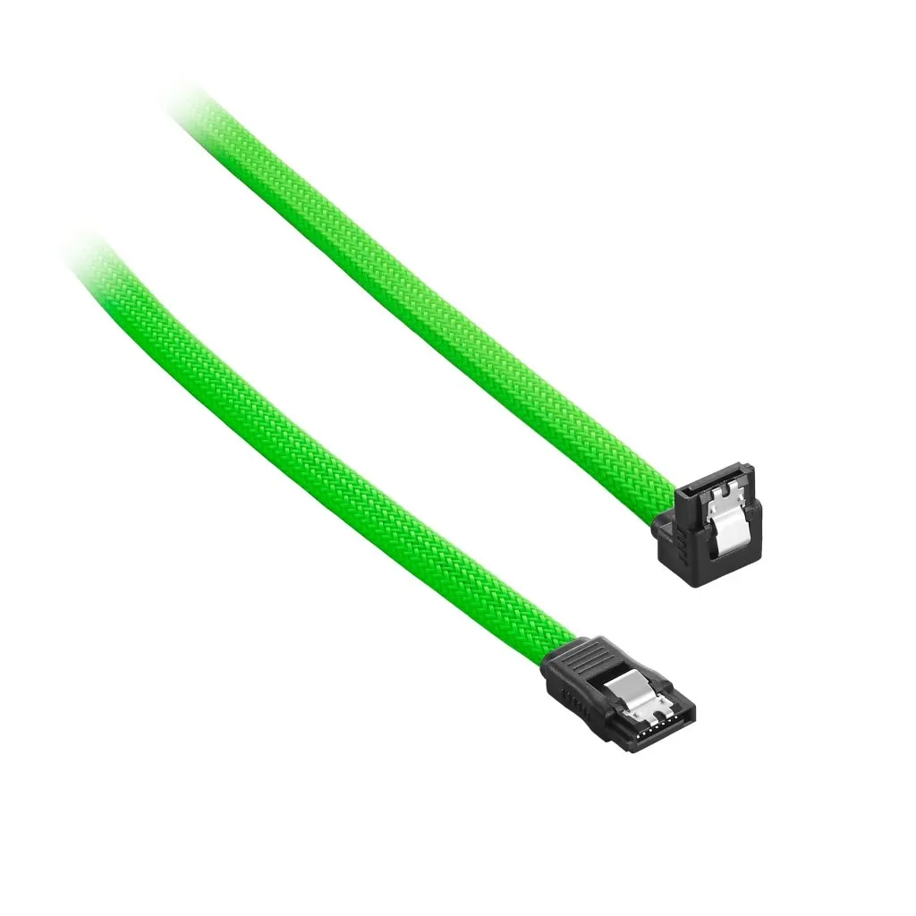 CableMod ModMesh Right Angle SATA 3 Cable 30cm - light green