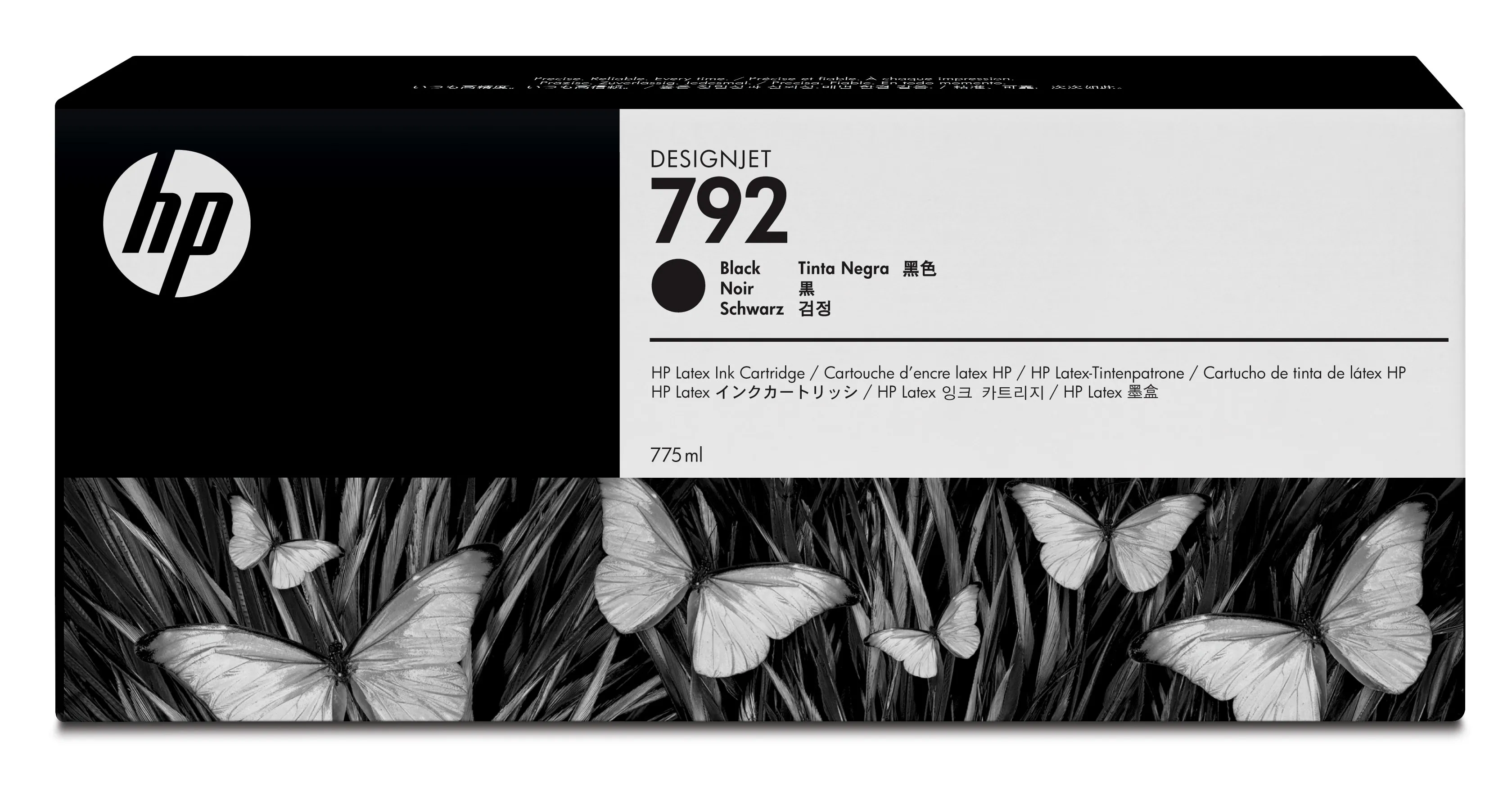HP 792 Black latex Cartridge L26500-L28500 61in Printer