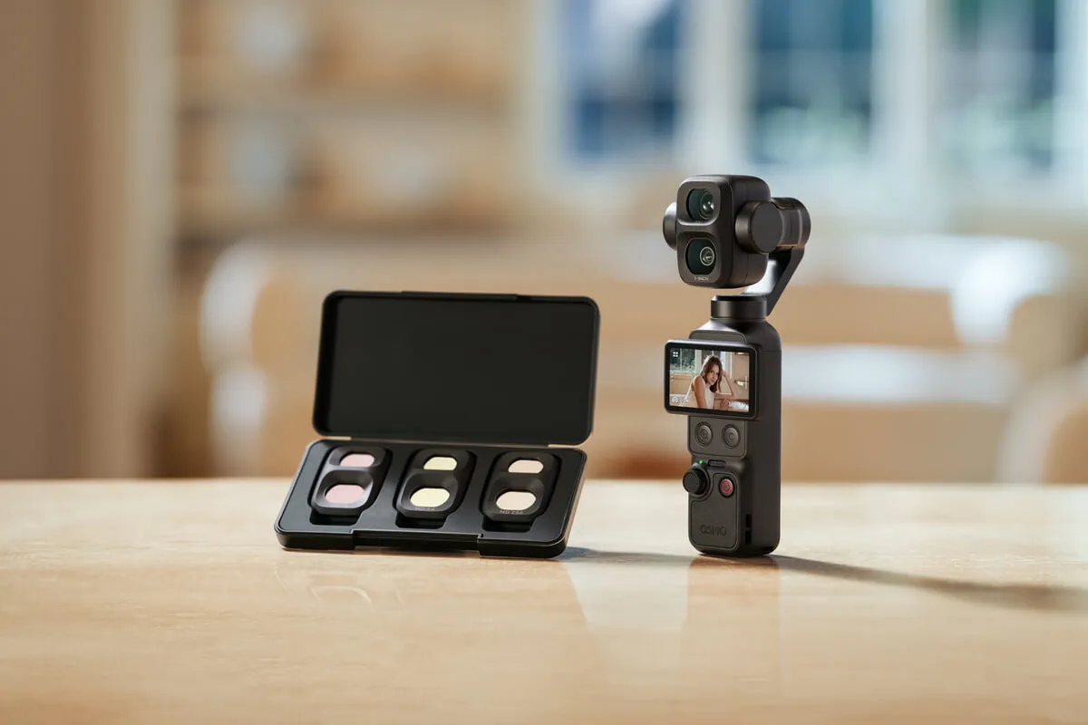 DJI Osmo Pocket 4P Magnetic 3-Piece Neutral Density Filter Set