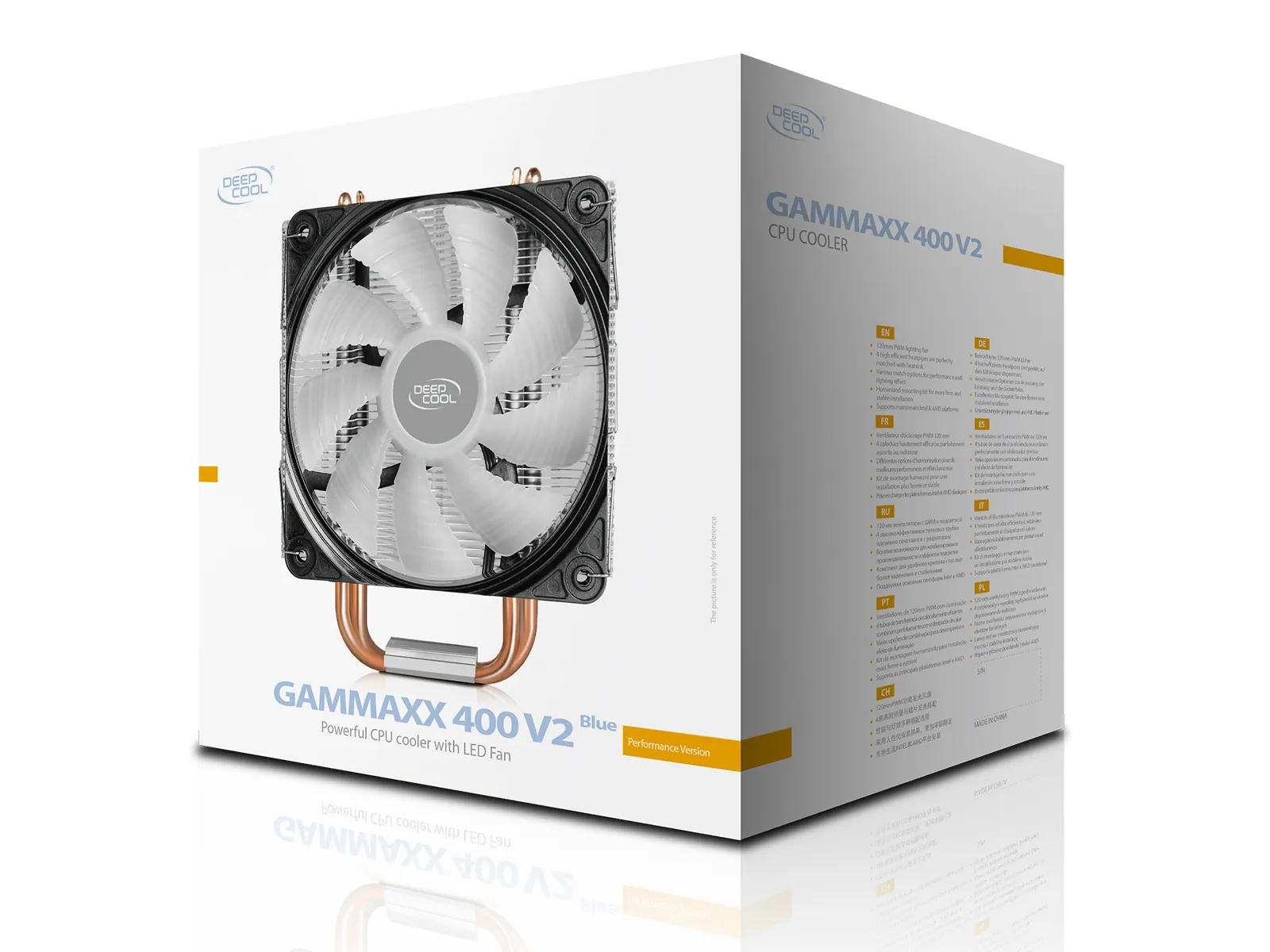 Deepcool Gammaxx 400 V2 (Blue) - CPU cooler