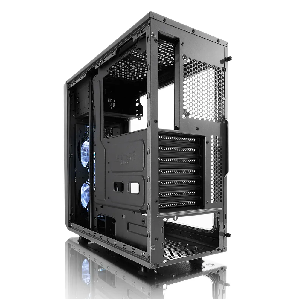 Fractal Design Focus G -miditornikotelo ikkunalla, harmaa