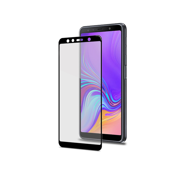 CELLY FULL GLASS GALAXY A7 (2018) BLACK FRAME