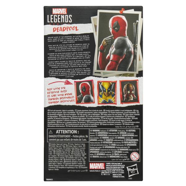 Marvel Legends Series Deadpool &amp; Wolverine 6 Inch Figure, Deadpool