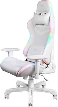 DELTACO GAMING DC160 RGB Gaming Chair - White