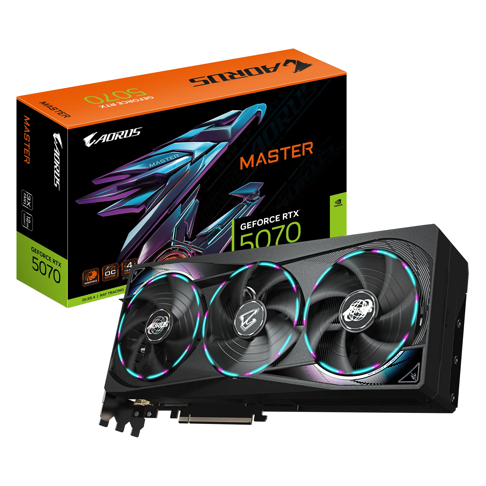 Gigabyte GeForce RTX 5070 Aorus Master 12GB - graphics card