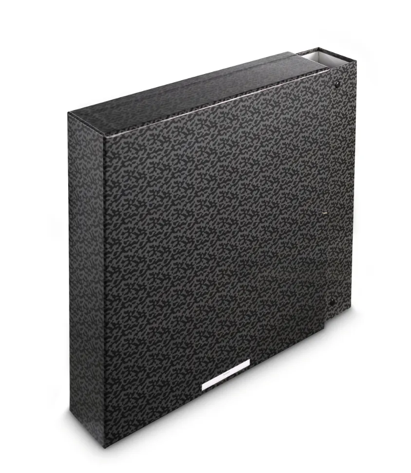 HAMA Folder 4-D Ring Mechansim Black/Grey