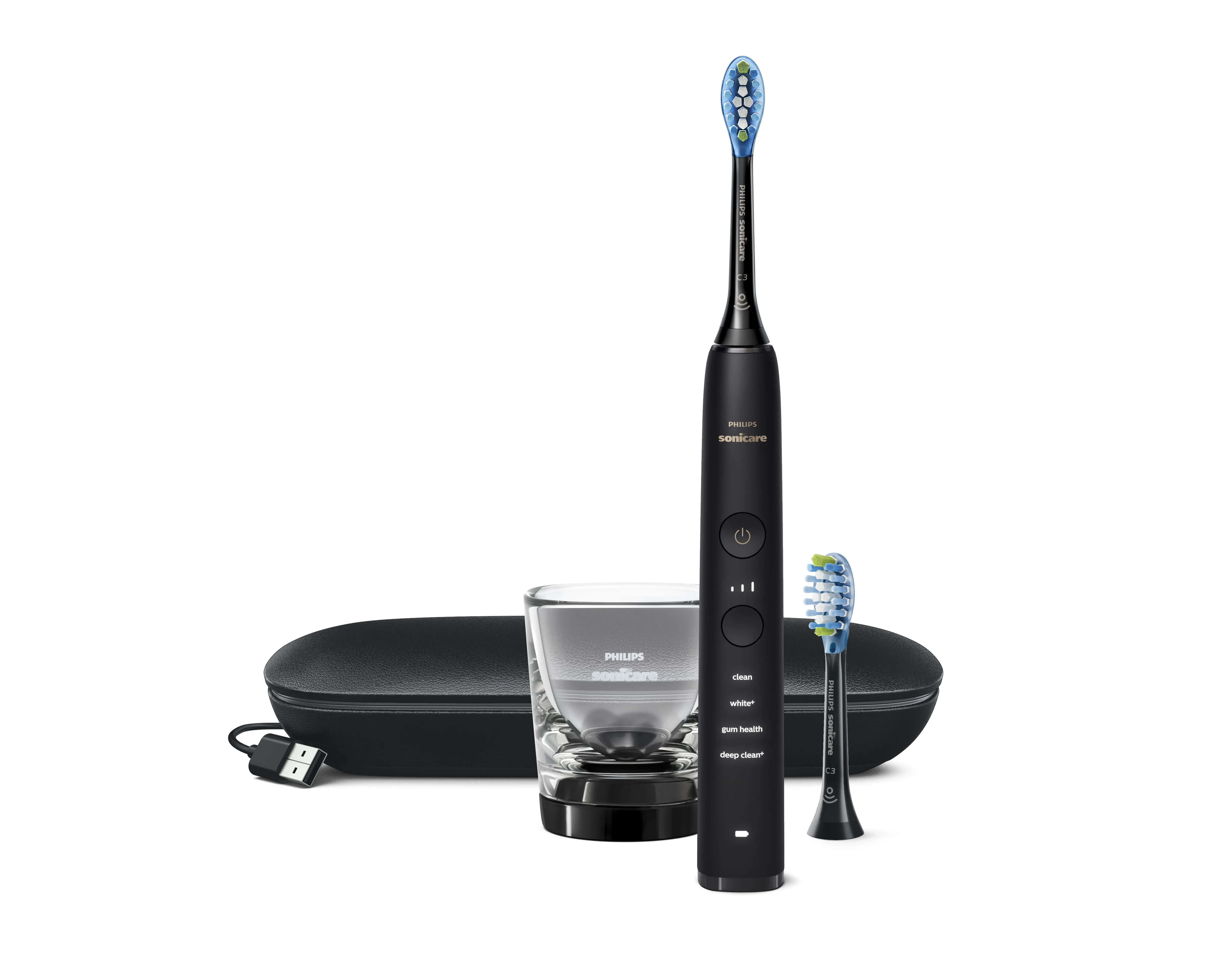 Philips Sonicare DiamondClean 9000 HX9913/18 soninen s&auml;hk&ouml;hammasharja, musta