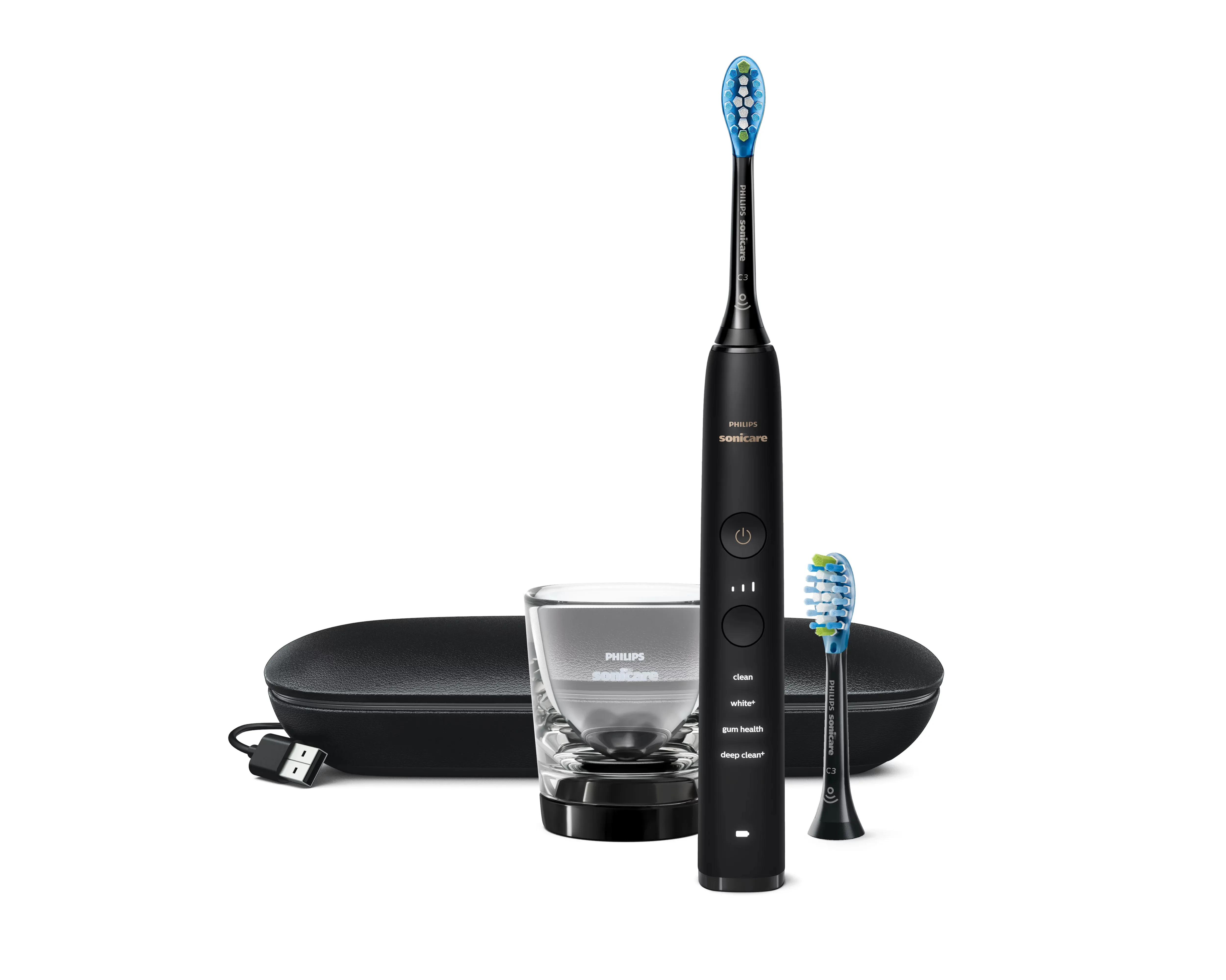 Philips Sonicare DiamondClean 9000 HX9913/18 soninen s&auml;hk&ouml;hammasharja, musta