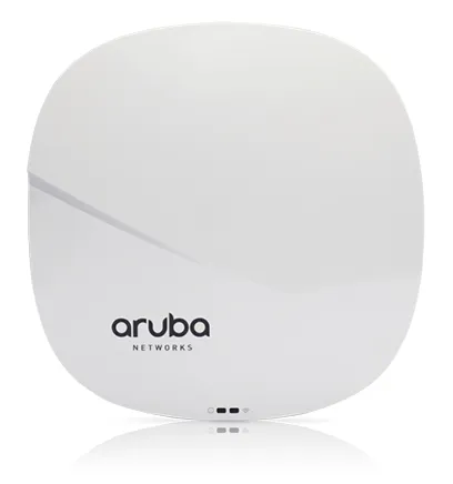 Aruba Instant IAP-324-RW 802.11n/ac Dual 4x4:4 MU-MIMO Radio Antenna Connectors Accees Point (Four spatial stream SU-MIMO &amp; Bluetooth Aruba Beacon). A group of