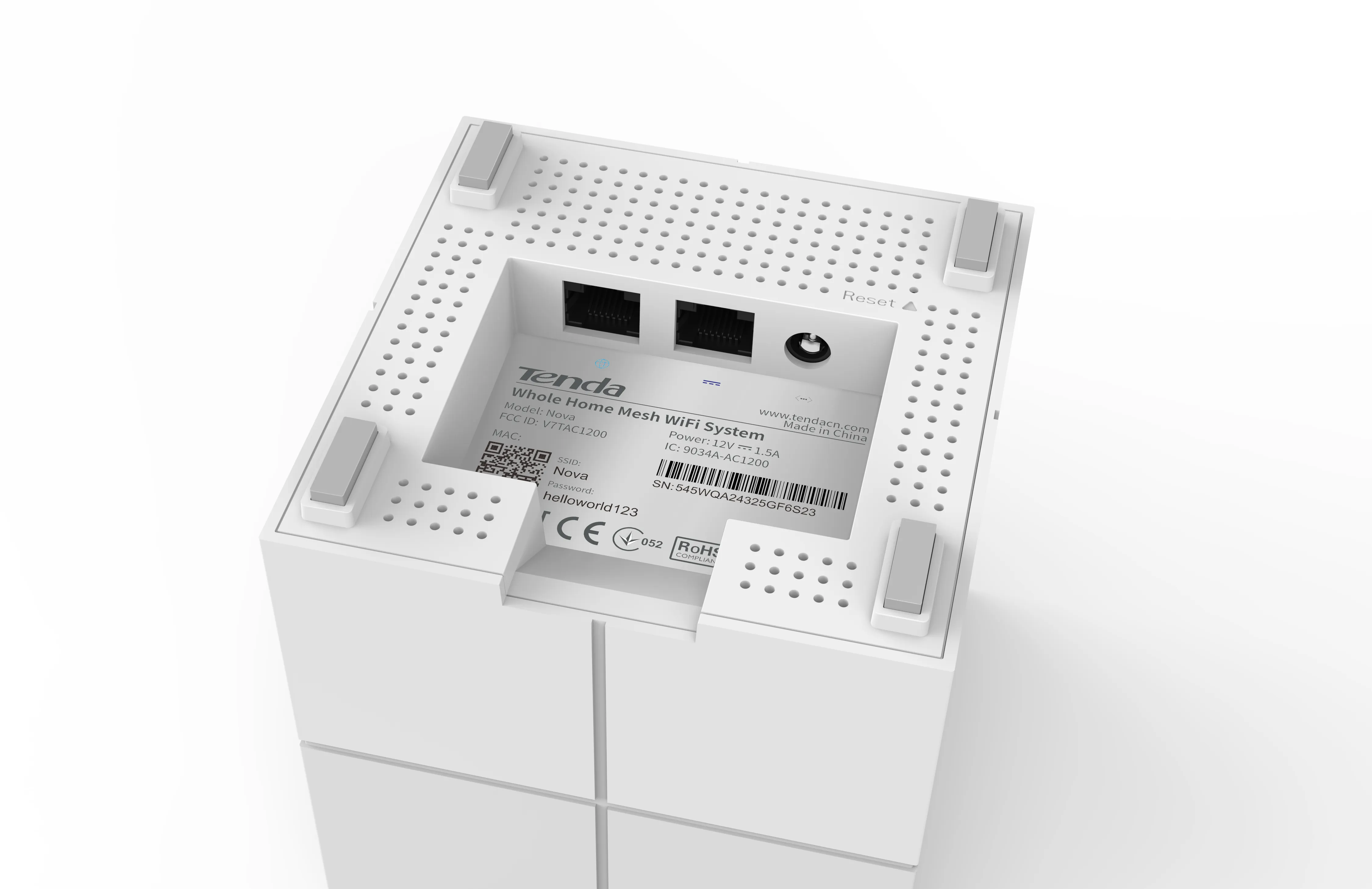 Tenda MW6 3pack AC1200, 2 Gbit RJ45, Dual Band