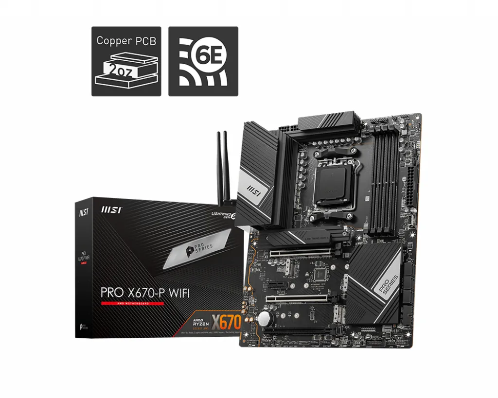 MSI PRO X670-P Wi-Fi ATX - motherboard