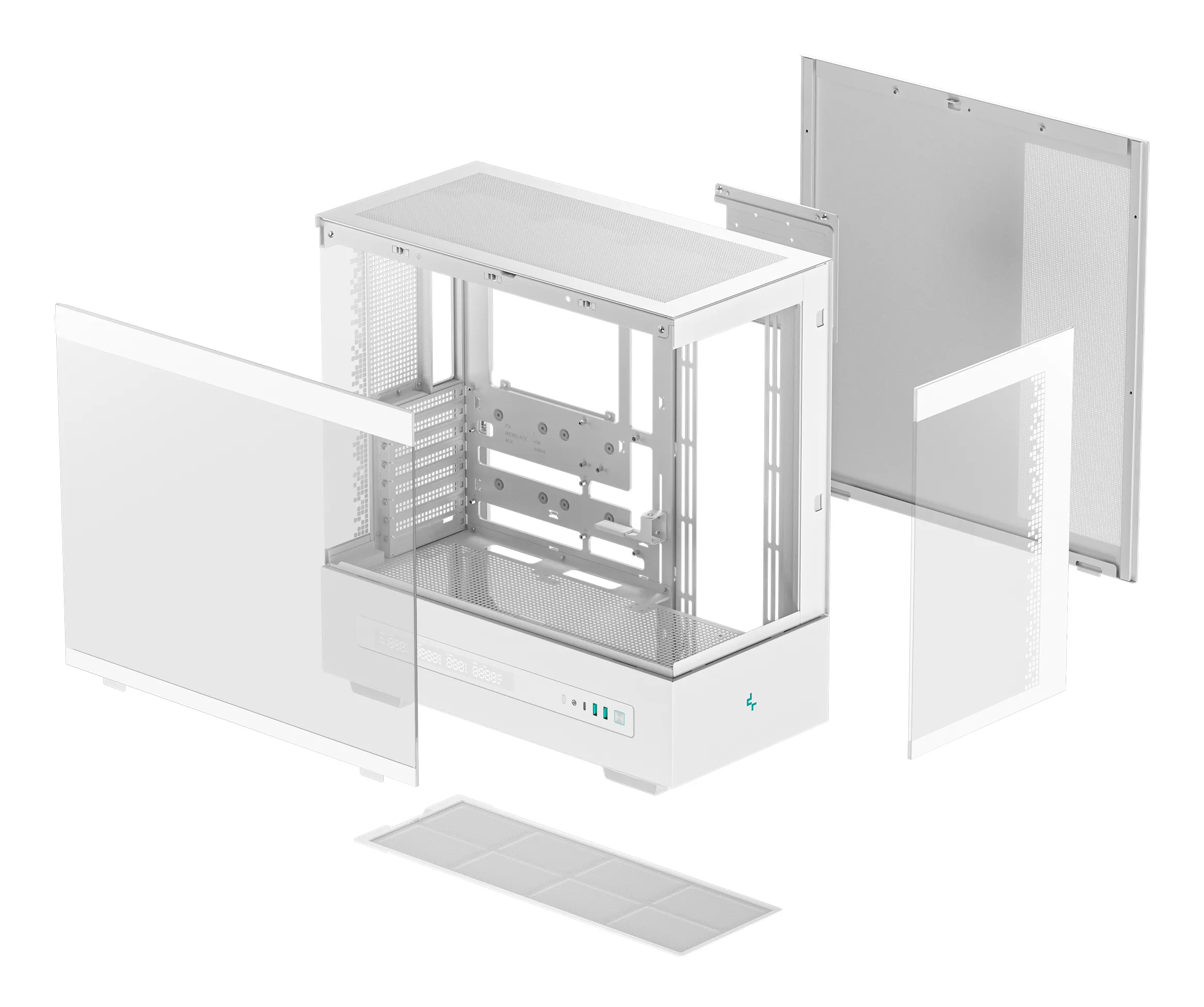 Deepcool CH690 -miditornikotelo, White