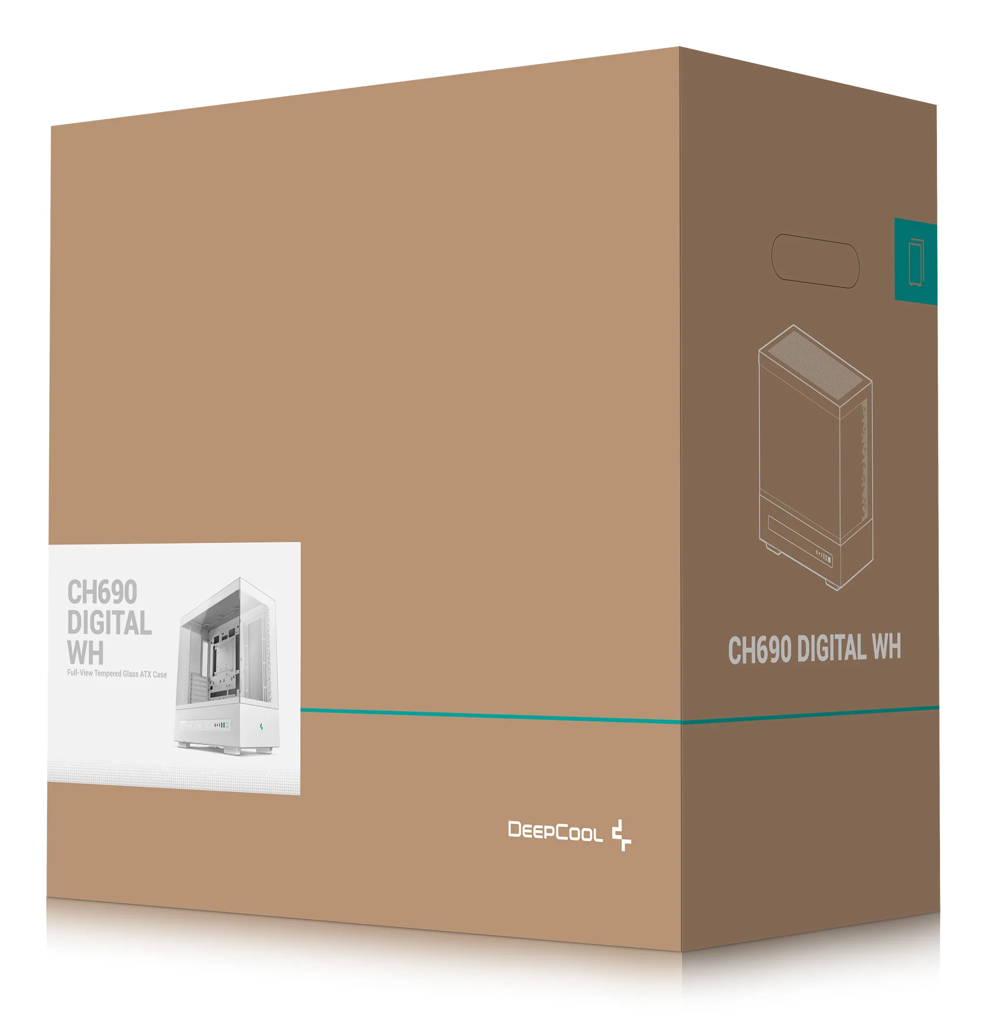Deepcool CH690 - Mid Tower case, White