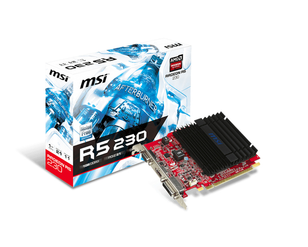 MSI Radeon R5 230 LP 1GB -n&auml;yt&ouml;nohjain