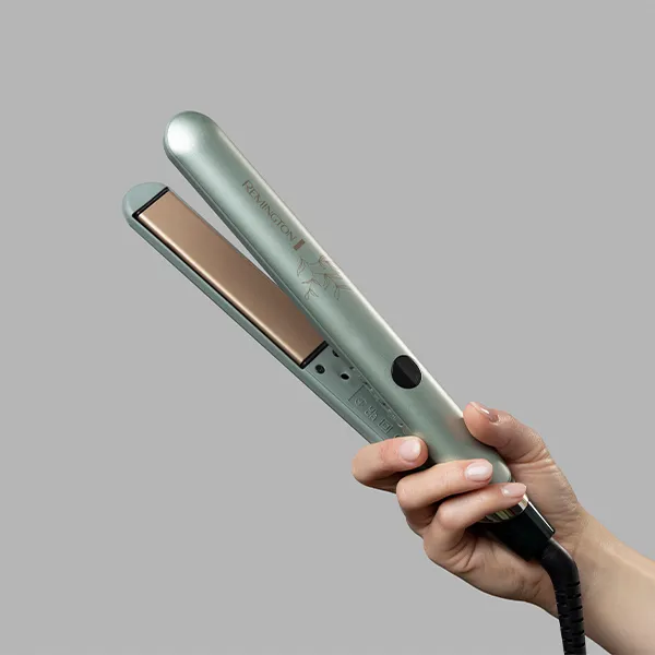 Remington Botanicals S5860 Ionic Hair Straightener, Green (metallic)
