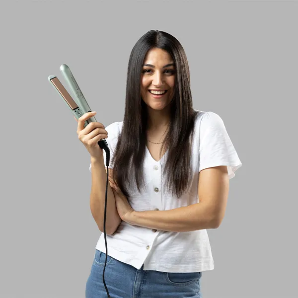 Remington Botanicals S5860 Ionic Hair Straightener, Green (metallic)