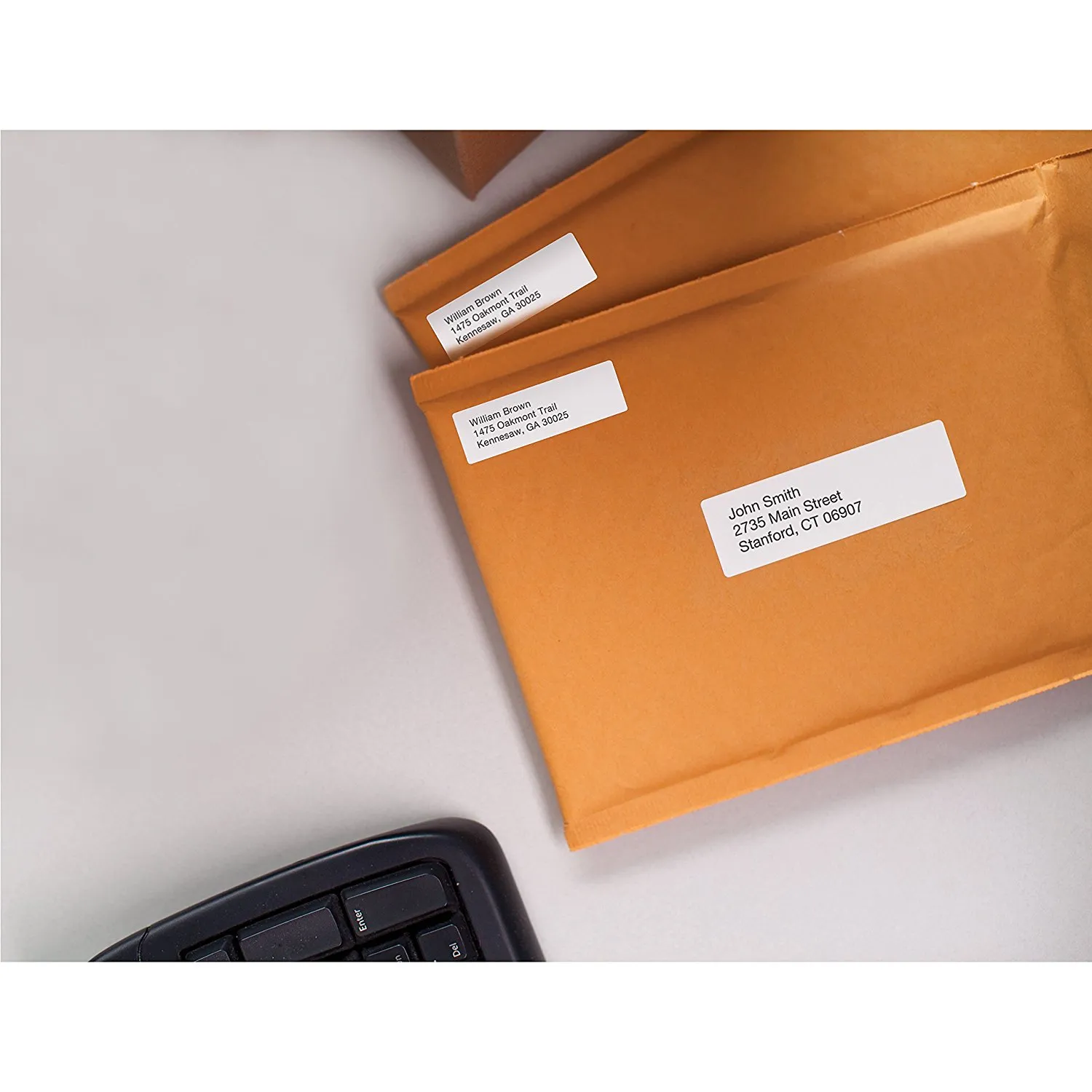Label Return 25x54 perm white (500)