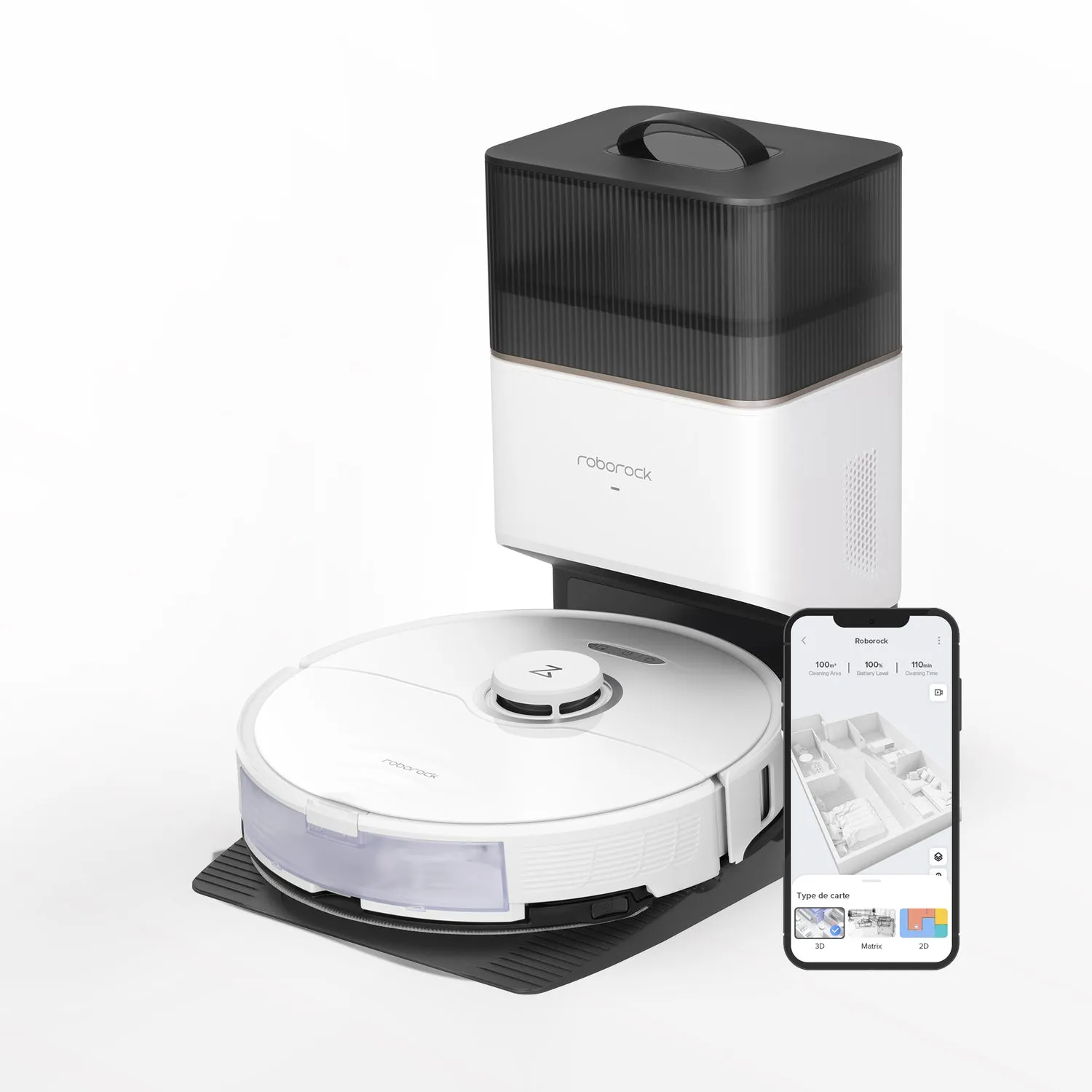Roborock S8+ -robotti-imuri