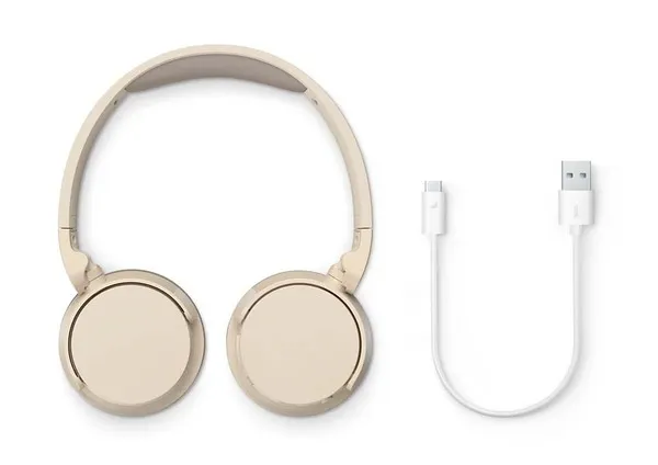Philips H3209 -langattomat kuulokkeet mikrofonilla, beige