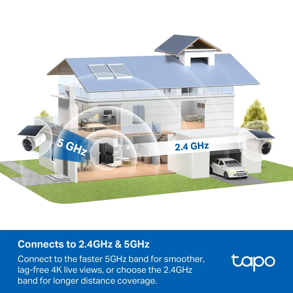 TP-Link Tapo C465 Battery-Powered Security Camera with Built-In Solar Panel