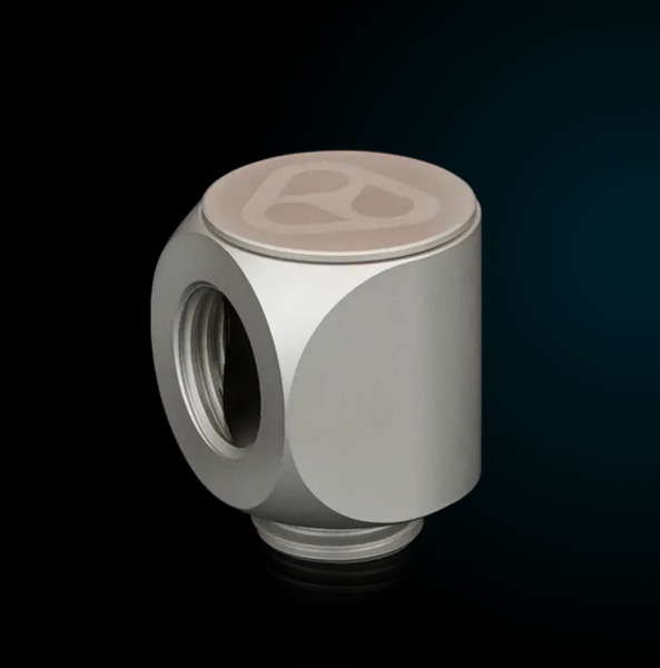 Thermal Grizzly DeltaMate Quick Disconnect Male (F) Custom Cooling, Matt Nickel