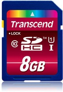 Transcend 8GB Premium UHS-1 U1 Class 10 - SDHC