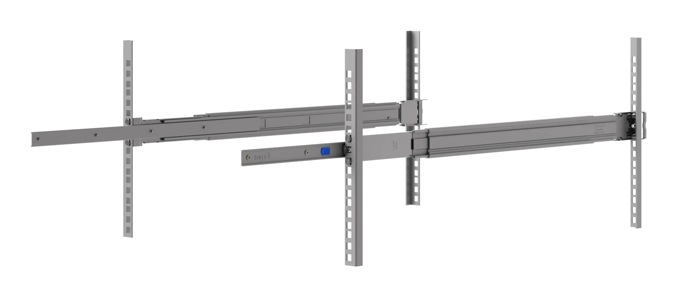 Adjustable sliding rails for UniFi rack-mount gear,