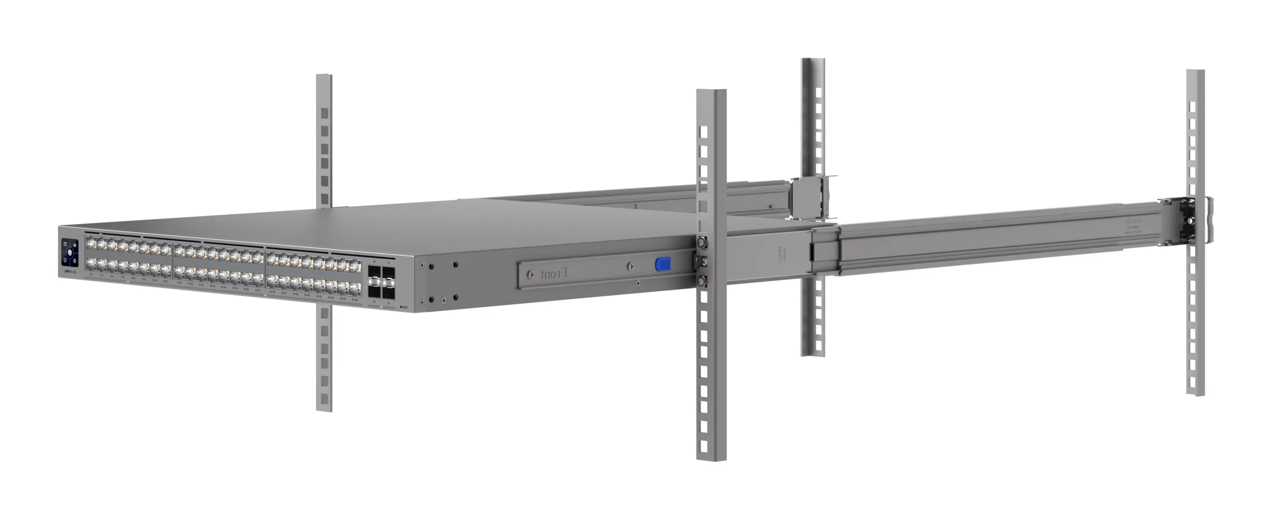 Adjustable sliding rails for UniFi rack-mount gear,