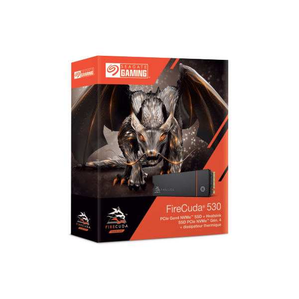 Seagate FireCuda 530 4TB, NVMe PCIe 4.0 M.2 Heatsink - SSD