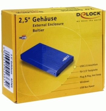 Delock 2.5? External Encl osure IDE HDD > USB 2.0