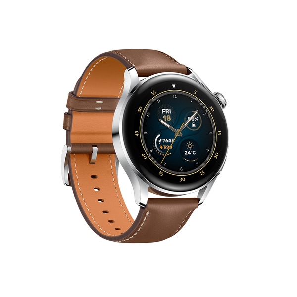 Huawei Watch GT3 - smartklocka, LTE, silver/brun