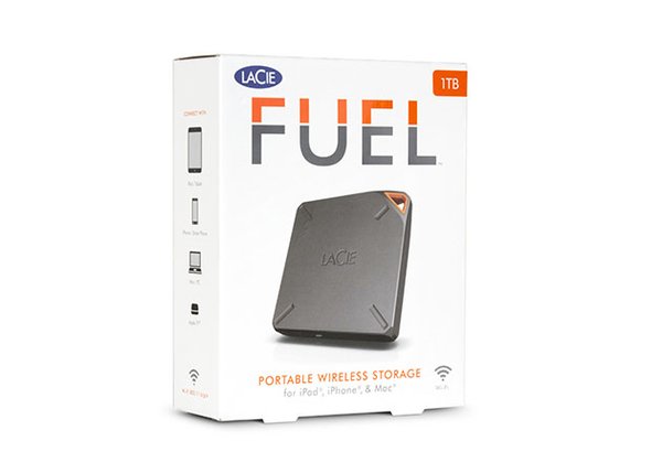 LaCie Fuel - Verkkoasema - 1 Tt - HDD 1 Tt x 1 - USB 3.0 / 802.11b/g/n