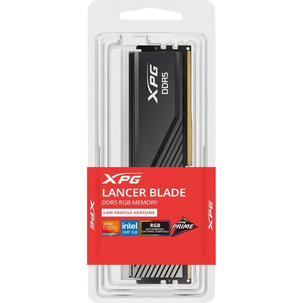 ADATA XPG Lancer Blade RGB, 24 GB (1 x 24 GB) DDR5 6000 MHz, CL36 minne (XMP/EXPO)