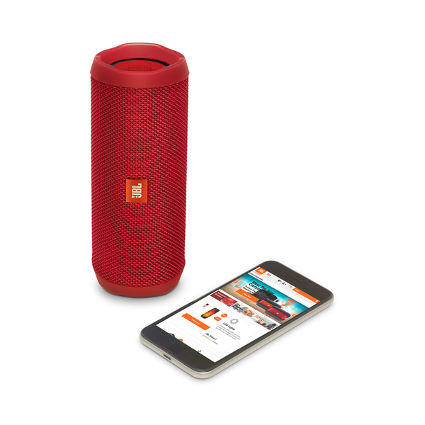 JBL Flip 4 Bluetooth Speaker - Red