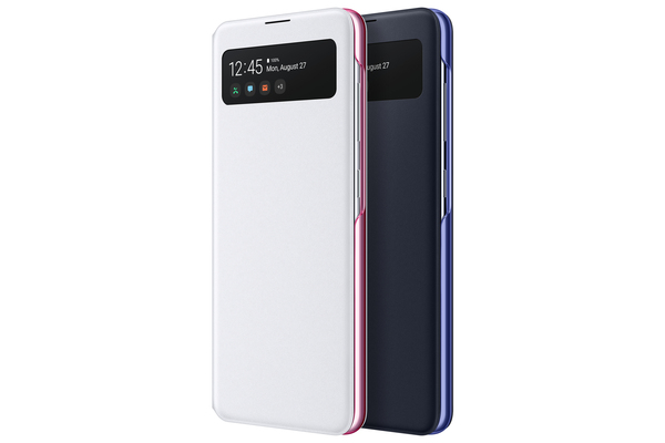 Samsung Smart View Wallet, Galaxy A41 - pl&aring;nboksfodral, Vit