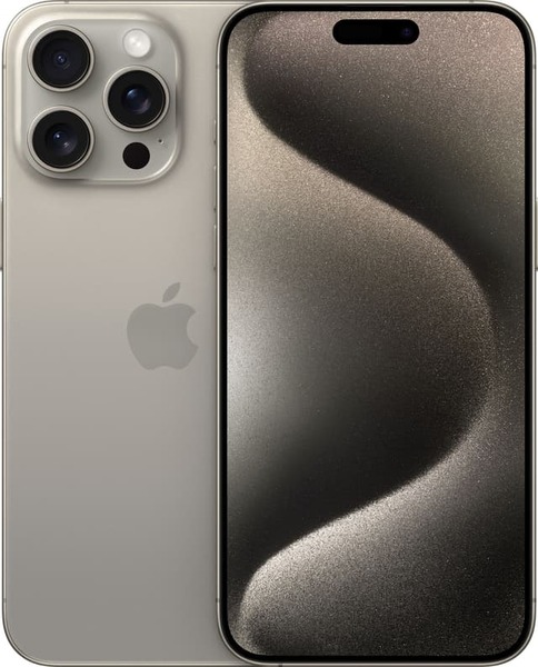 Refurbished iPhone 15 Pro Max 1TB, Natural Titanium (Excellent condition)