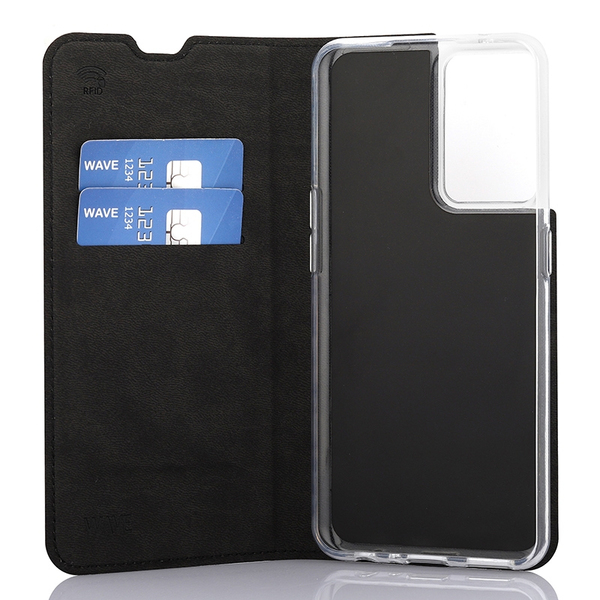 Wave Book Case, OnePlus Nord CE 2 - case, Black