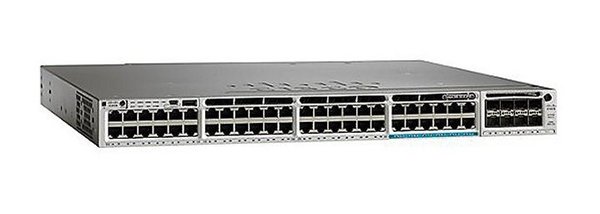 Cisco Catalyst 3850-48U-L - Kytkin - L3 - Hallinnoitu - 48 x 10/100/1000 (UPOE) - ty&ouml;p&ouml;yt&auml;, r&auml;kkiin asennettava - UPOE (630 W)