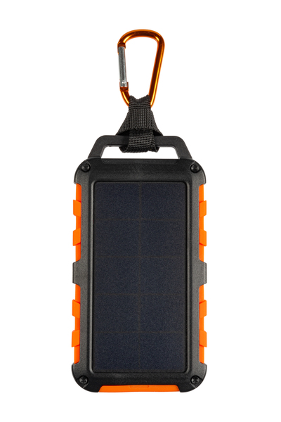 Xtorm Solpowerbank 1.2W 10.000mAh USB-C PD 20W - powerbank, Svart/Orange