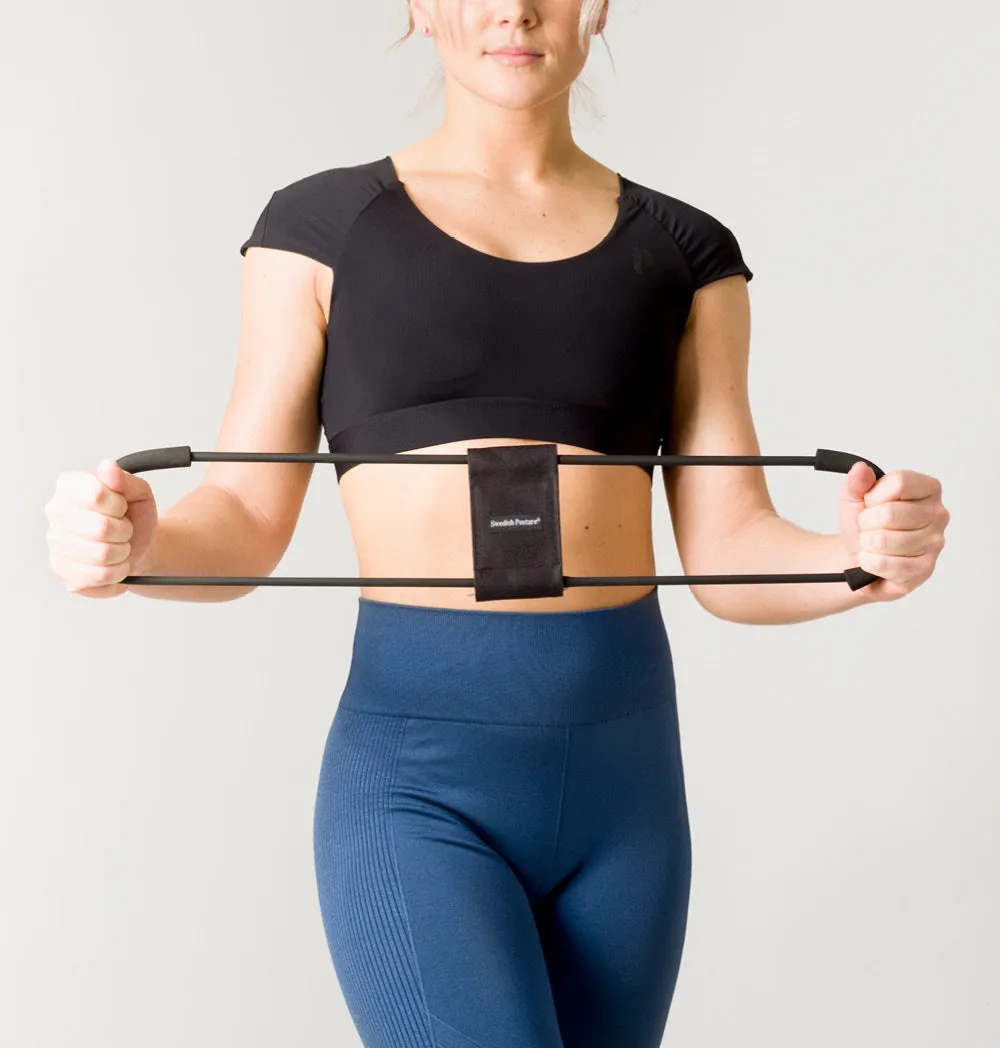 SWEDISH POSTURE Trainer Exercise Band 3in1 Strong Resistance